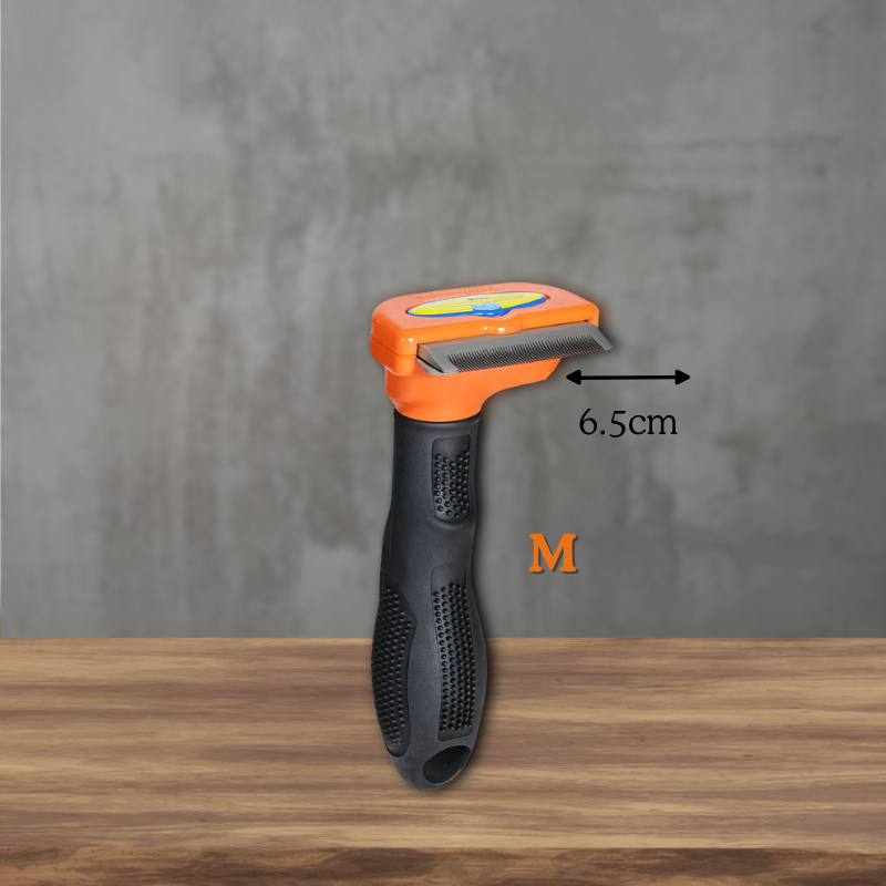 Dog and Cat Pet Grooming Comb – Best Deshedding Comb for Cats & Dogs | Stainless Steel Cat Comb for Knots & Shedding Control