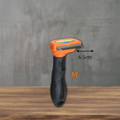 Dog and Cat Pet Grooming Comb – Best Deshedding Comb for Cats & Dogs | Stainless Steel Cat Comb for Knots & Shedding Control