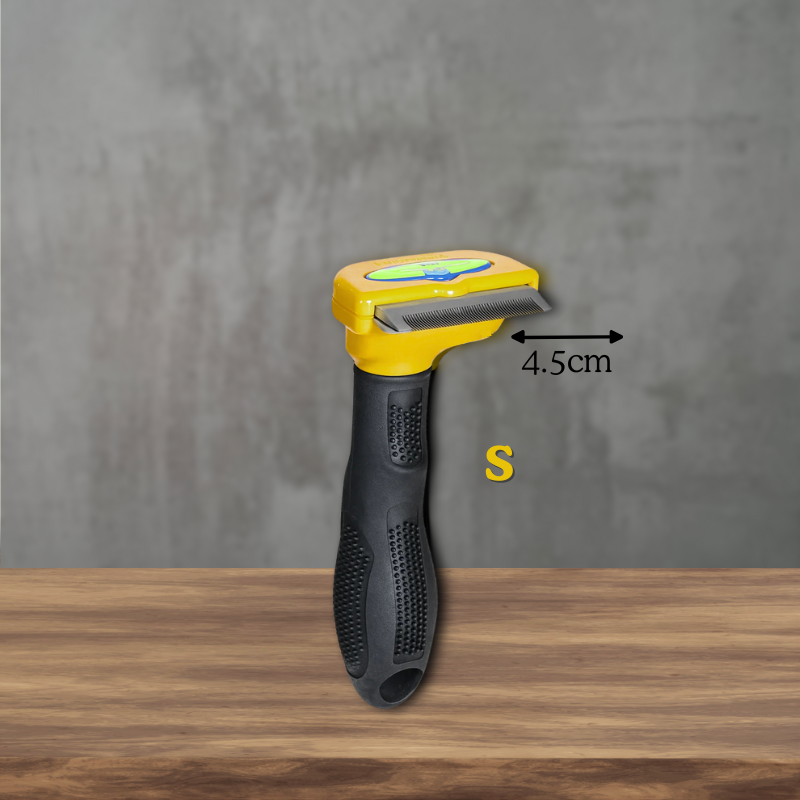 Dog and Cat Pet Grooming Comb – Best Deshedding Comb for Cats & Dogs | Stainless Steel Cat Comb for Knots & Shedding Control