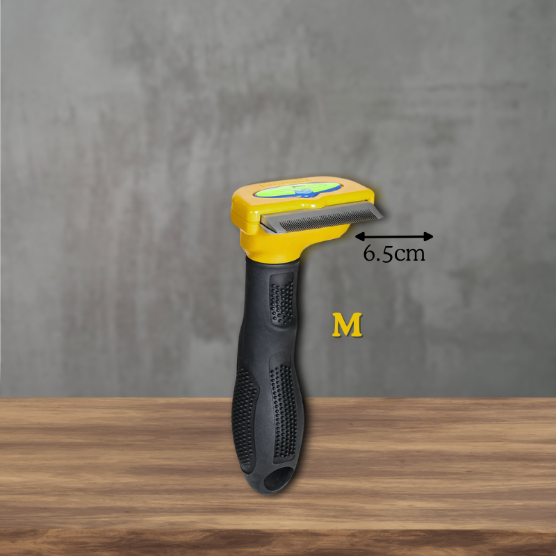 Dog and Cat Pet Grooming Comb – Best Deshedding Comb for Cats & Dogs | Stainless Steel Cat Comb for Knots & Shedding Control