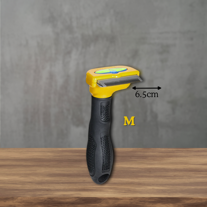 Dog and Cat Pet Grooming Comb – Best Deshedding Comb for Cats & Dogs | Stainless Steel Cat Comb for Knots & Shedding Control